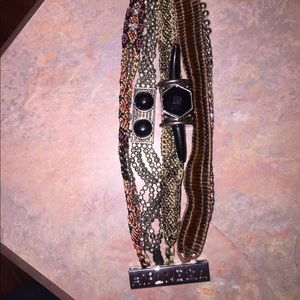 Hipanema bracelet with black horns- never worn